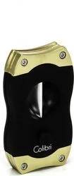 Colibri V-Cut Sigar kutter sort/gull