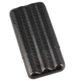 Karbonfiber sigaretui for 3 sigarer