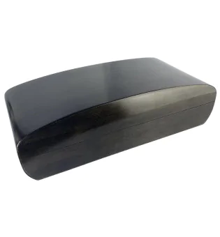 Humidor Bambus Sort Frosted Konvex 80