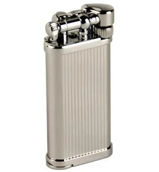 IM Corona pipe lighter Old Boy med kromstriper