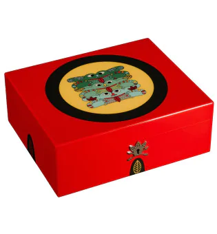 Totem humidor helbredende frosk
