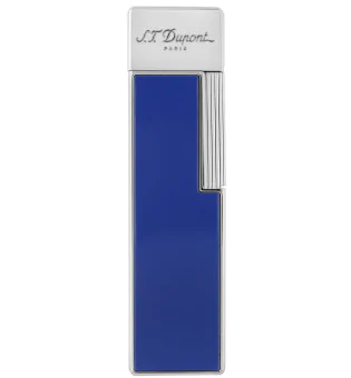 S.T. Dupont Twiggy, lighter, blå lakk og krom, 030005