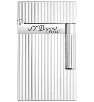 ST Dupont Ligne 2 16817 Lighter Riller Sølv