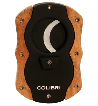 Colibri sigarkutter i brunt tre