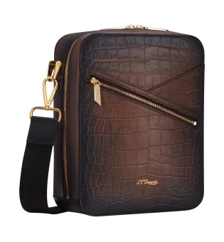S.T. Dupont Le Grand Atelier sigar crossbody bag havana 141453