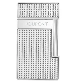 S.T. Dupont Slimmy, lighter Diamond Head, krom, 028120