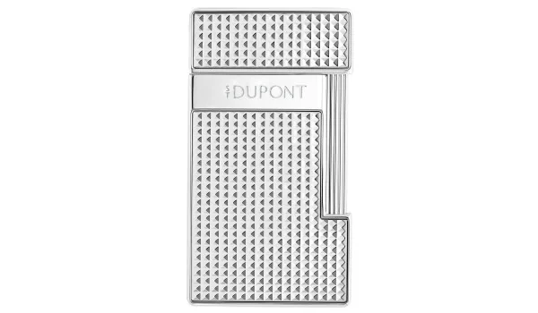 S.T. Dupont Slimmy, lighter Diamond Head, krom, 028120
