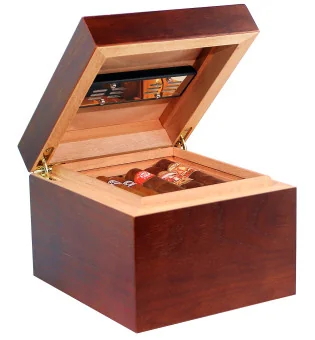 Vedado Humidor brun med luftfukter