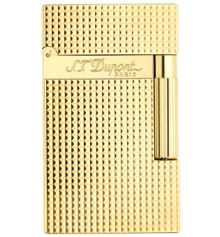 ST Dupont Ligne 2 16284 Lighter Diamanthode Gult Gull
