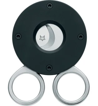 Fox sigarsaks The Circle svart aluminium 743 B