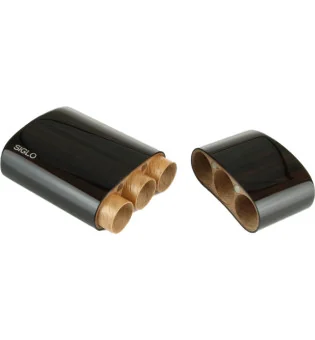 Siglo treetui macassar ibenholt, Robusto for 3 sigarer