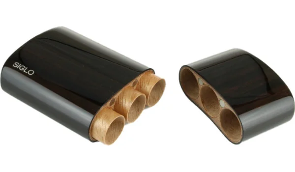 Siglo treetui macassar ibenholt, Robusto for 3 sigarer