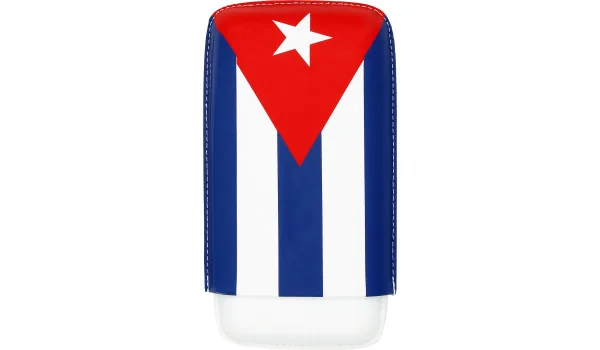 Sigaretui, cubansk flagg, for 3 sigarer
