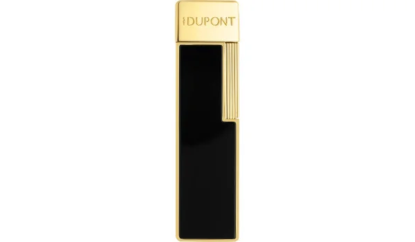 S.T. Dupont Twiggy Lighter Svart Lakk Gull 030112