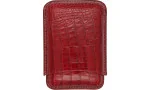 Jemar trippelt skinnetui for tre sigarer Coco Red 464/3