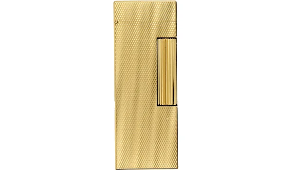 Dunhill Rollagas Lighter Barley Gullforgylt
