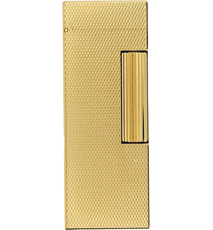 Dunhill Rollagas Lighter Barley Gullforgylt
