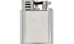 Dunhill Unique Lighter Turbo Moiré Tekstur Palladiumbelagt