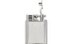 Dunhill Unique Lighter Turbo Moiré Tekstur Palladiumbelagt