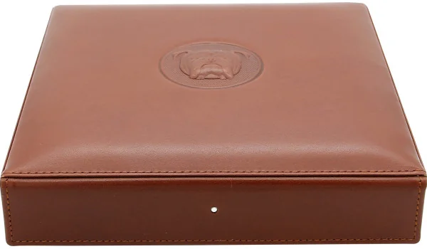 Bulldog by Dunhill reise-humidor 10 brun