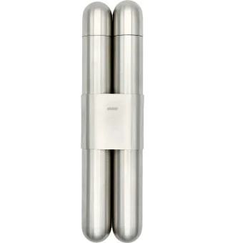 adorini Dobbelt Sigaretui Høyverdig stål Satin Finish / Sedar