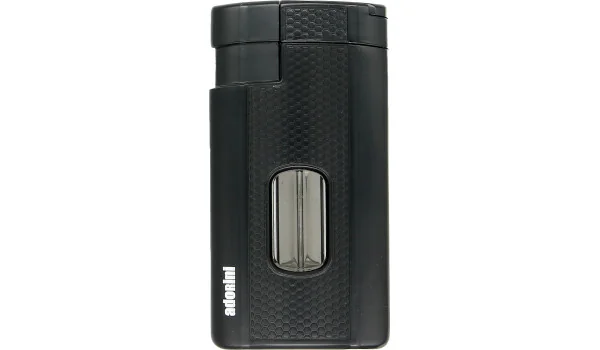 adorini Triple Jet Lighter V-Cut sort foto 2