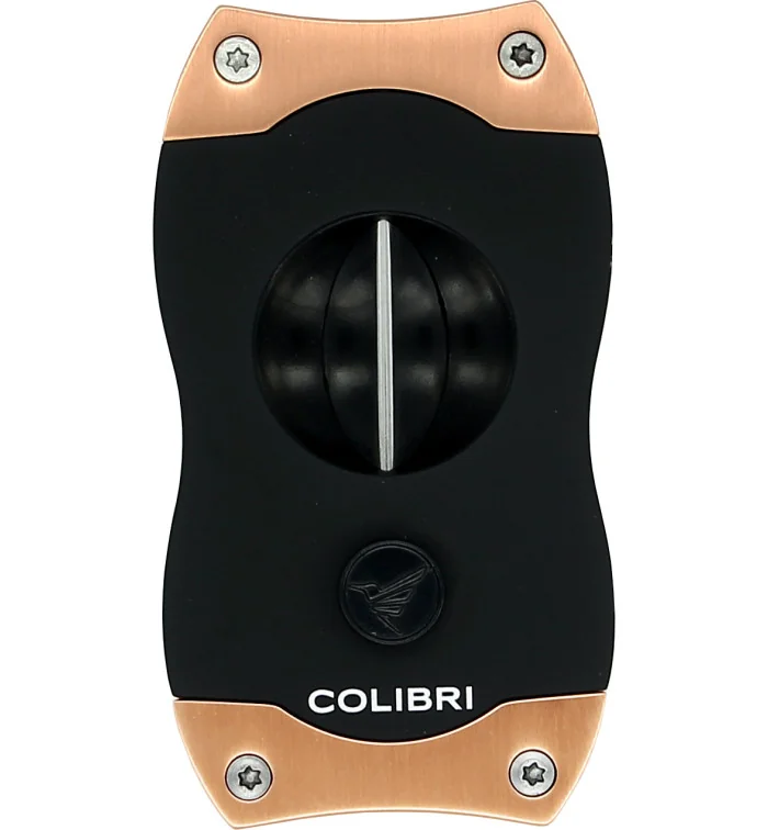 Colibri V-Cut Sigar kutter sort/rosegull foto 6