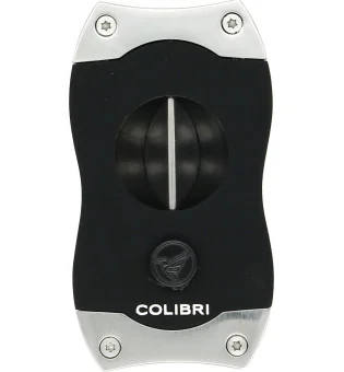 Colibri V-Cut Sigar kutter sort/krom
