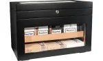 adorini Humidor Portico Deluxe Svart