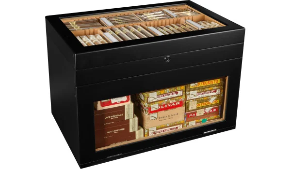 adorini Humidor Portico Deluxe Svart foto 13