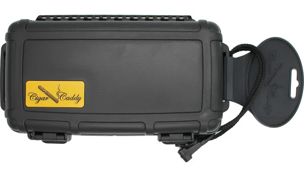 Cigar Caddy Reise Humidor Holder-5 Sigarer foto 2