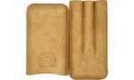 H.Upmann Cigar Case brun for 3 sigarer