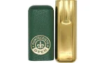 Montecristo Open sigarkasse i lær og metall, 2 sigarer