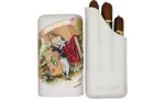 Romeo y Julieta Cigar Case Leather 3 cigars