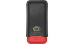 Partagas Series lærveske svart og rød med gyllen logo