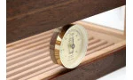 adorini-hygrometer i gull med tetning