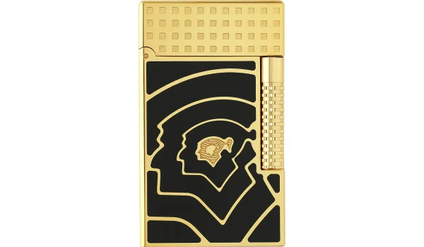 S.T. Dupont Le Grand Lighter Cohiba 60 svart og gull C23472CL
