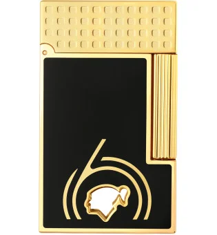 S.T. Dupont Ligne 2, Lighter Cohiba 60, svart og gull 016472N