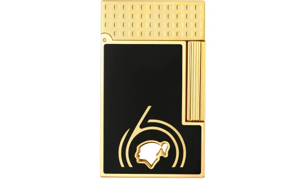 S.T. Dupont Ligne 2 Lighter Cohiba 60 svart og gull 016472N