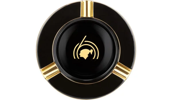 S.T. Dupont XL Ashtray Cohiba 60 svart og gull 006472
