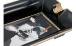 Siglo Ashtray Dog Black