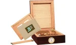 BigSmoke Humidor Mini Brown inkl. Boveda-pakke 72%