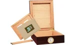 BigSmoke Humidor Mini Brown inkl. Boveda-pakke 72%