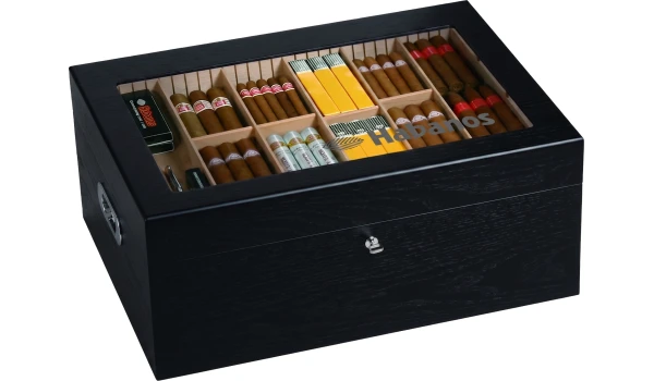 Habanos Gastronomy Humidor silkesvart foto 6