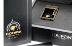 S.T. Dupont Ligne 2 Lighter Cohiba 60 svart og gull 016472N
