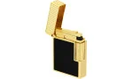 S.T. Dupont Ligne 1 Lighter Sort lakk Gult gull C14120
