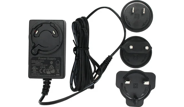 Reservedelsett med strømadapter (USA, Storbritannia, EU) – til elektronisk luftfukter LV XL