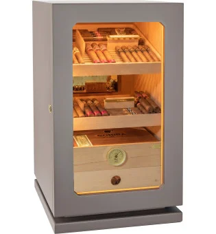 adorini Humidor Lumina Grande Deluxe lys grå