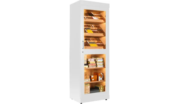 adorini Roma Humidor Kabinet Hvit med Elektronisk luftfukter foto 5